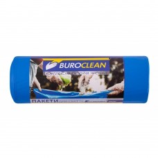 Пакеты для мусора 240л/10 шт, крепкие, синие, 900х1300мм, 35мкм BuroClean EuroStandart