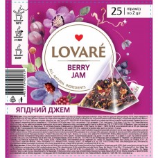 Чай квітковий 2г*25, пакет, "Berry Jam", LOVARE