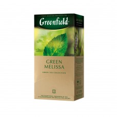 Чай зелений GREEN MELISSA 1,5гх25шт., "Greenfield" , пакет