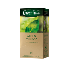 Чай зеленый GREEN MELISSA 1,5гх25шт., "Greenfield" , пакет