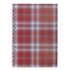 Зошит для нотаток SHOTLANDKA, А6, 48 арк., клітинка, картонна обкладинка, бордовий