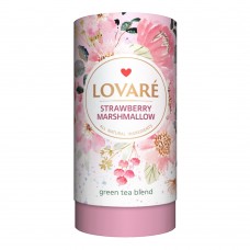 Чай зелений 80г, лист, "Strawberry Marshmallow", LOVARE