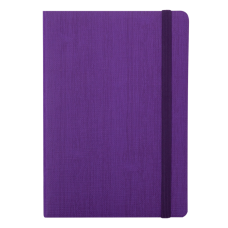 Блокнот деловой COLOR TUNES, А5, 96 л., нелинов., фиолетовый, иск.кожа