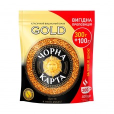 Кофе растворимый Черная Карта Gold, пакет 400г *10 (8718)