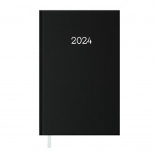 Щоденник датов. 2024 MONOCHROME, A6, чорний