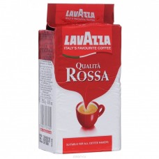 Кофе молотый Qualita Rossa, 250г , "Lavazza", пакет