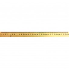 Линейка деревянная 30 см (шелкография)