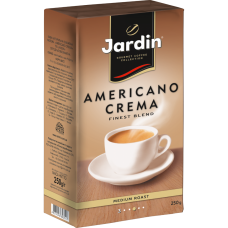 Кофе молотый 250г, вакуум, "Americano Crema", JARDIN