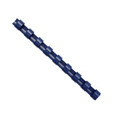 Пружины пластиковые d 10 мм, круглые, сшивают 41-55 листов А4, синие