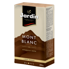 Кофе молотый JARDIN "Mont Blanc" сила вкуса "2" средняя обжарка 250 гр, вакуум
